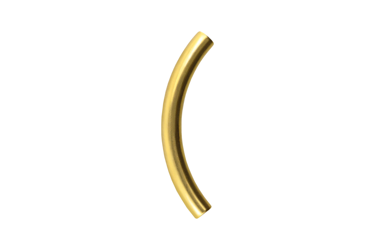 Titan Piercing Banane mit Innengewinde ohne Kugeln
